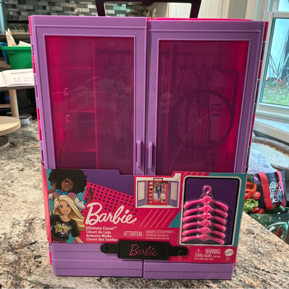 Barbie Ultimate Closet With Hangers & Shelves NEW IN PKG